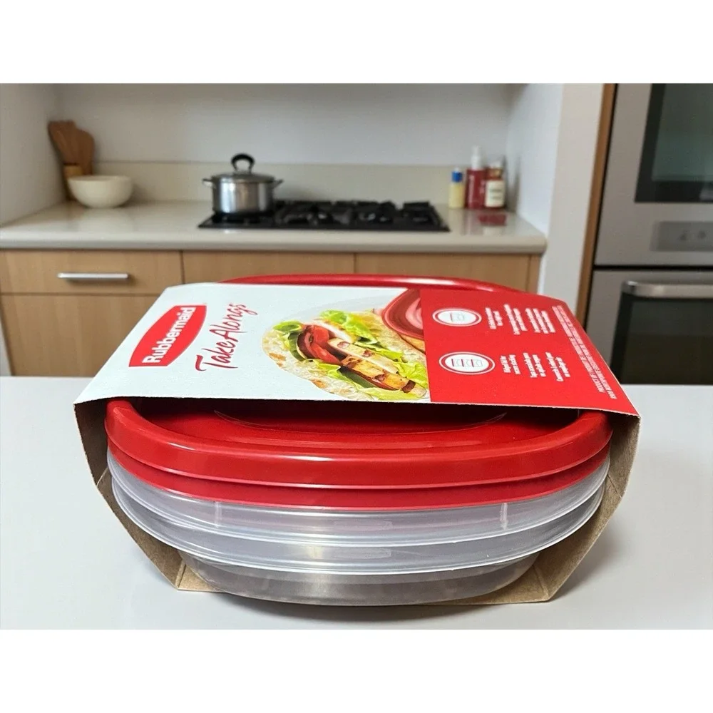Rubbermaid Take Alongs‎ Sandwich Squares Set Of 2 - 2.9 Cups Kitchen Storage